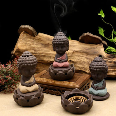 Lotus Buddha Incense Burner